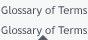 Glossary Of Terms