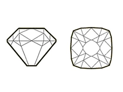 Diagram of an old mine cut.