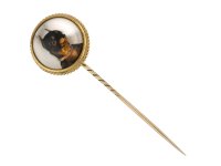 Essex crystal chihuahua pin berganza hatton garden