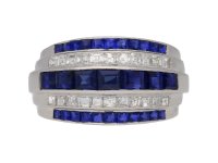 yard diamond sapphire ring berganza hatton garden