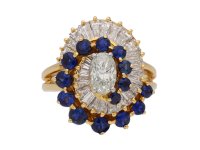 Oscar Heyman diamond sapphire ring hatton garden berganza