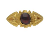 Ancient Roman Syrian garnet signet ring Hatton garden