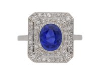 kashmir sapphire ring berganza hatton garden