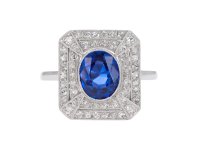 kashmir sapphire ring berganza hatton garden