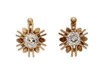 Antique diamond earrings berganza hatton garden