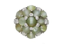 Oscar Heyman chrysoberyl and diamond ring berganza hatton garden