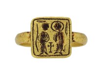 Byzantine betrothal ring 7th 8th century berganza hatton garden