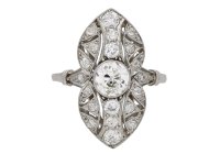 Belle Époque diamond ring berganza hatton garden