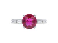 Burmese ruby diamond ring Boucheron berganza hatton garden