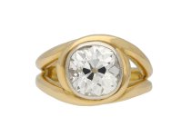 Vintage solitaire diamond ring hatton garden