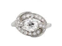 Art Deco diamond cluster ring circa 1930 hatton garden