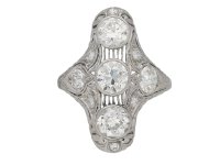  J E Caldwell diamond ring berganza hatton garden