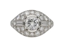 Boucheron Paris diamond cluster ring berganza hatton garden