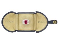 Bulgari Burmese ruby and diamond ring berganza hatton garden