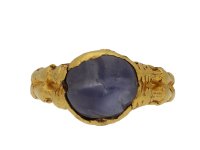 Medieval zoomorphic sapphire ring hatton garden