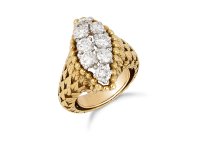 Cartier Paris vintage diamond dress ring