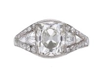 Art Deco diamond engagement ring berganza hatton garden