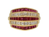 Oscar Heyman Brothers ruby diamond ring berganza hatton garden