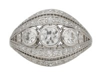antique diamond ring berganza hatton garden