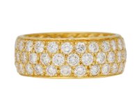 front view Van Cleef & Arpels diamond ring berganza hatton garden