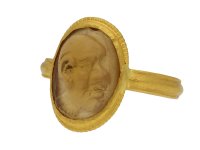 Ancient Roman cameo ring, circa 3rd 4th century AD hatton garden