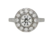  antique Diamond cluster ring berganza hatton garden
