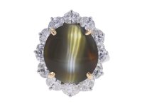 Oscar Heyman Brothers chrysoberyl diamond ring berganza hatton garden