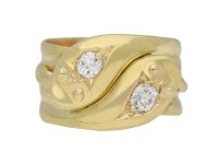 antique diamond snake ring berganza hatton garden