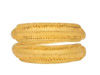 Proto Viking gold zoomorphic ring, circa 3rd century AD. Hatton Garden