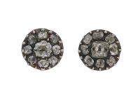 antique diamond stud earrings berganza hatton garden