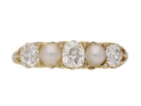  antique pearl diamond ring hatton garden berganza