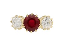  Burmese ruby diamond ring berganza hatton garden