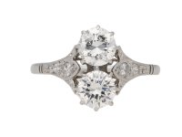 Antique diamond engagement ring hatton garden 