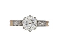 Antique diamond engagement ring berganza hatton garden