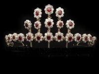 Burmese ruby diamond necklace tiara hatton garden