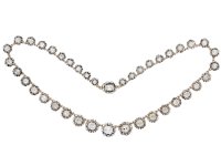 Antique diamond necklace berganza hatton garden