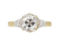 Edwardian old mine diamond ring berganza hatton garden