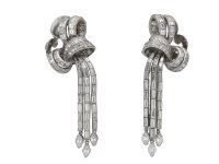 Diamond night and day bow clip earrings berganza hatton garden