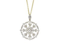 Victorian diamond pendant/brooch hatton garden