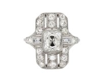 Vintage Diamond Cluster Ring, circa 1950 hatton garden