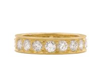 Diamond full eternity ring, circa 1970 hatton garden