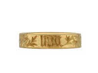 Late Medieval Engraved Posy Ring, 'For Good Love hatton garden