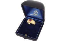 Buccellati Burmese ruby ring, Italian, circa 1940 hatton garden