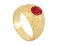 Buccellati Burmese ruby ring, Italian, circa 1940 hatton garden