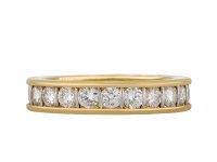 Cartier diamond full eternity ring, circa 1970 hatton garden