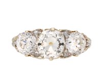 Victorian diamond three stone ring, circa 1890 hatton garden