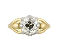 Victorian old mine diamond solitaire ring, circa 1900 hatton garden