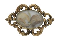 Victorian gold mourning brooch berganza hatton garden