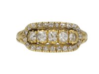 Edwardian diamond ring Wilson & Sharp berganza hatton garden