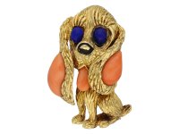 Mauboussin Paris dog brooch berganza hatton garden